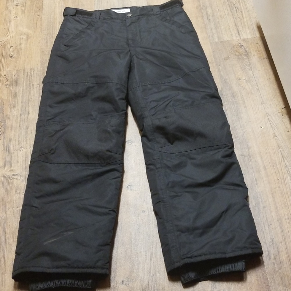 Youth Black Snowboard Ski Pants XL 16-18
